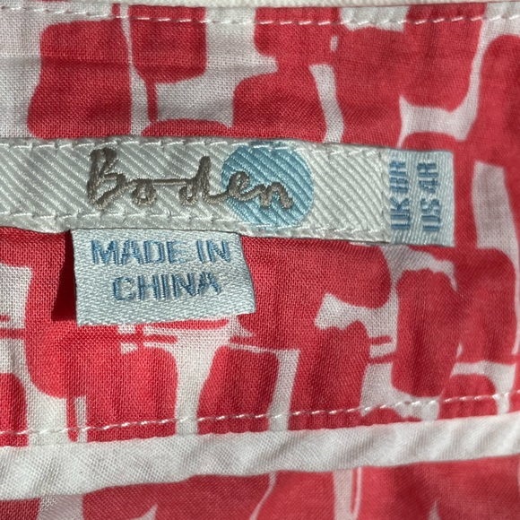 Boden Retro Tunic Swim Cover  Size 4 - Picture 4 of 5